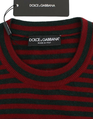 Elegant Striped Cashmere Crewneck Sweater - Luxury for You