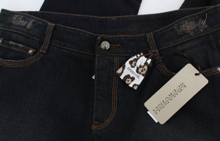 Chic Boyfriend Cotton Jeans - Blue - Luxury for You