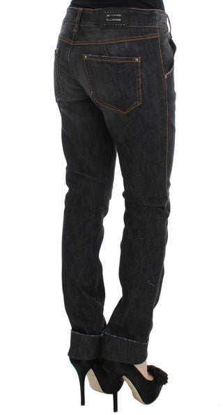 Chic Slim Fit Gray Wash Jeans - Luxury for You