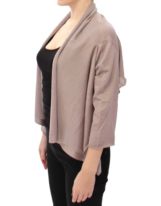 Elegant Cashmere-silk Blend Light Knit Shrug - Luxury for You