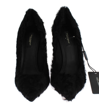 Elegant Pumps In Luxe Xiangao Fur Leather - Luxury for You