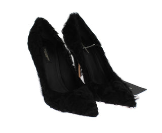 Elegant Pumps In Luxe Xiangao Fur Leather - Luxury for You