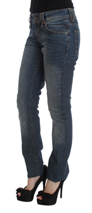 Chic Slim Fit Blue Jeans - Luxury for You