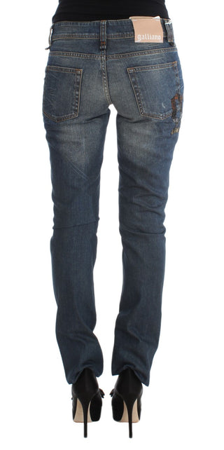 Chic Slim Fit Blue Jeans - Luxury for You