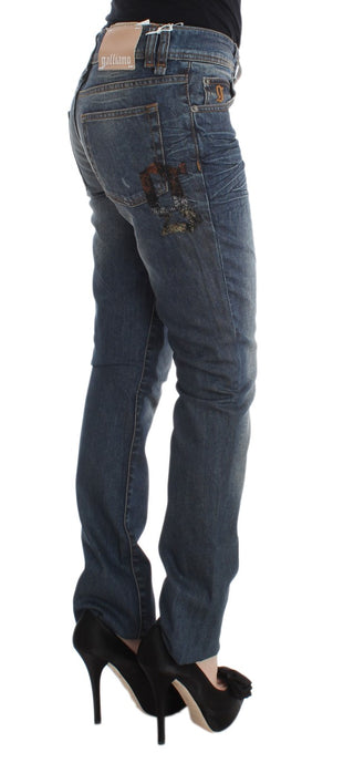 Chic Slim Fit Blue Jeans - Luxury for You