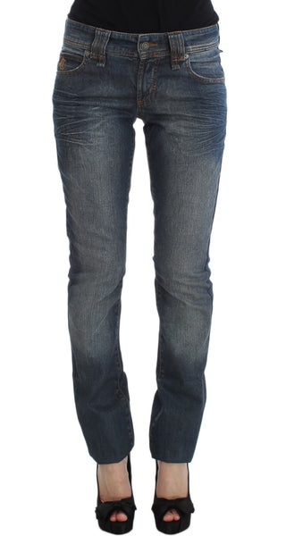 Chic Slim Fit Blue Jeans - Luxury for You