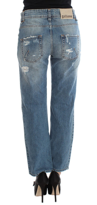 Chic Boyfriend Blue Wash Jeans - Luxury for You