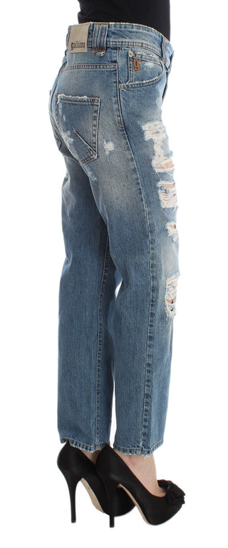 Chic Boyfriend Blue Wash Jeans - Luxury for You