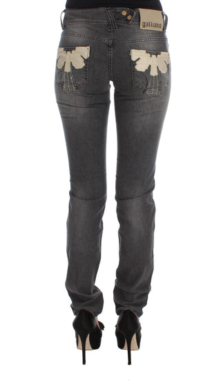 Elegant Slim Fit Gray Wash Jeans - Luxury for You