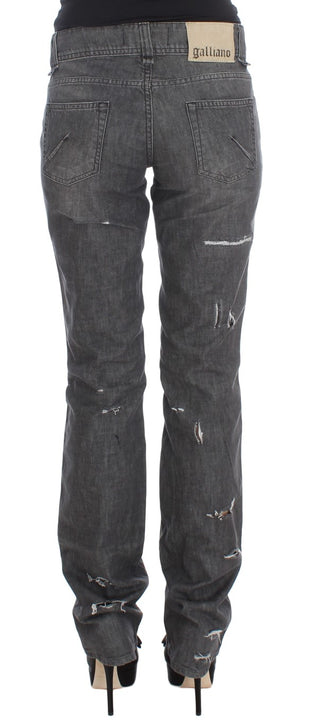 Chic Gray Wash Straight Fit Jeans - Luxury for You