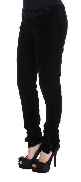 Elegant Black Slim Fit Trousers - Luxury for You