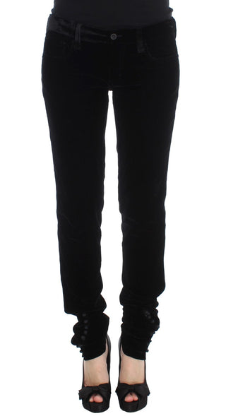 Elegant Black Slim Fit Trousers - Luxury for You