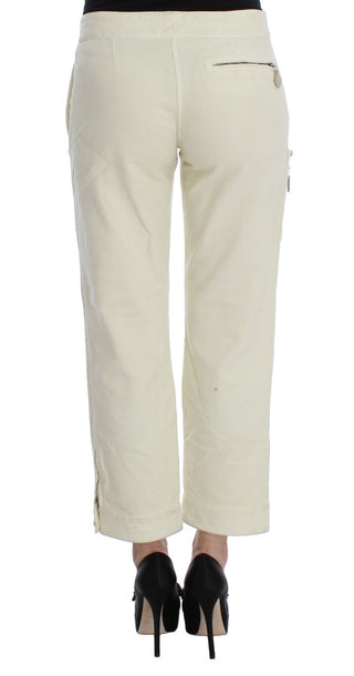 Beige Capri Cropped Chic Pants - Luxury for You