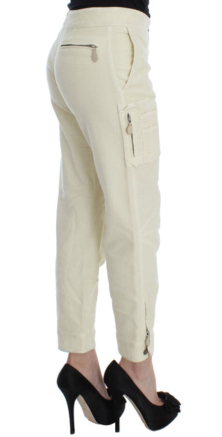 Beige Capri Cropped Chic Pants - Luxury for You