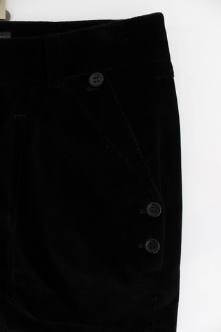 Chic Black Straight Fit Cotton Jeans - Luxury for You