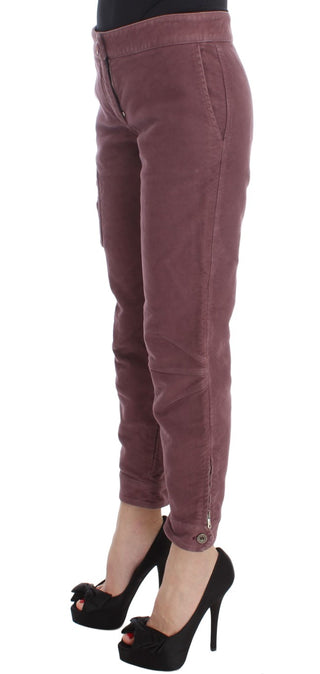 Chic Bordeaux Capri Cropped Cargo Pants - Luxury for You