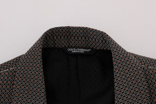 Multicolor Patterned Slim Fit Blazer - Luxury for You