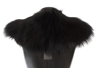 Black Fox Fur Chic Shoulder Wrap - Luxury for You