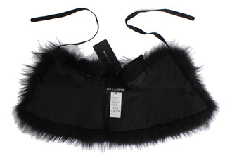 Black Fox Fur Chic Shoulder Wrap - Luxury for You