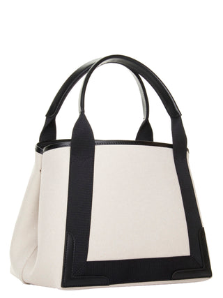 Navy Cabas Small Shopping Bag