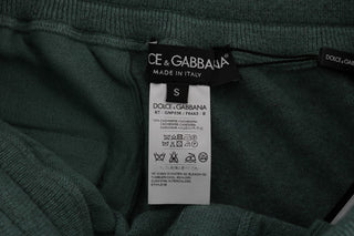 Elegant Green Cashmere Sport Pants - Luxury for You