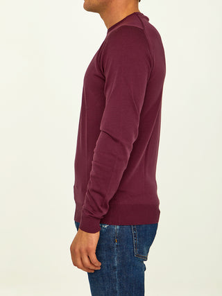 Plum-colored Merino Jumper