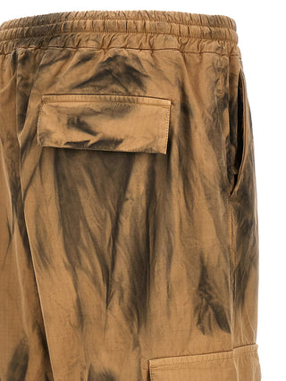 Dirty-effect Cargo Pants