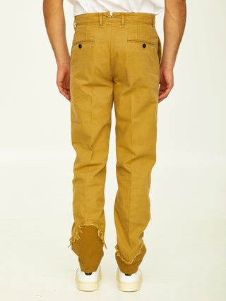 Camel Cotton Trousers