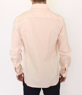 Sunset Hues Striped Cotton Shirt