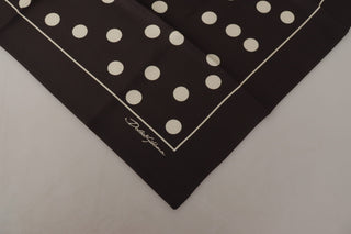 Elegant Silk Polka Dot Men's Scarf