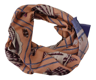 Multicolor Seashell Linen Scarf For Men