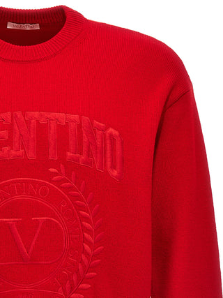 Valentino Logo Embroidery Sweater