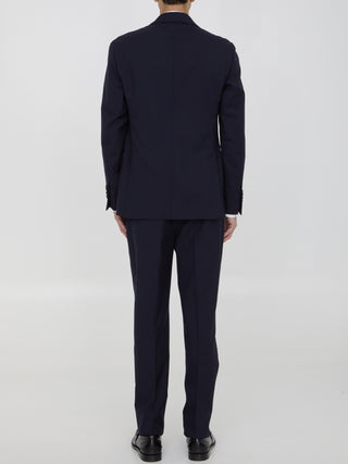 Two-piece Suit In Virgin Wool