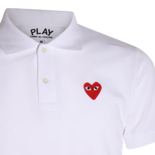 Comme Des Garcons Play T-shirts And Polos White