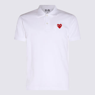 Comme Des Garcons Play T-shirts And Polos White