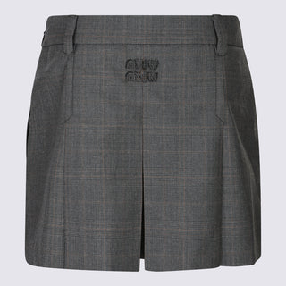 Miu Miu Skirts Grey