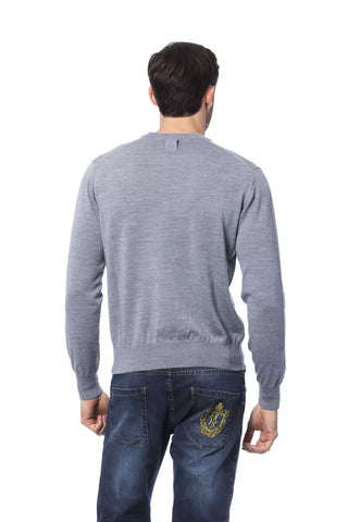 Gray Merino Men Sweater