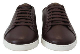 Elegant Leather Low Top Sneakers