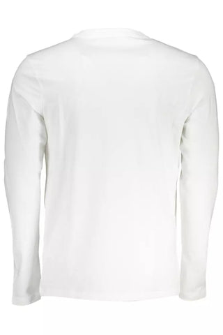 White Cotton Men T-shirt