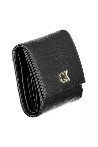 Black Polyethylene Women Wallet