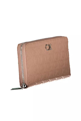 Pink Polyester Women Wallet