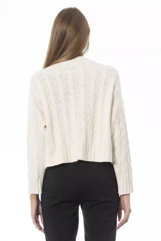 Beige Cashmere Women Sweater