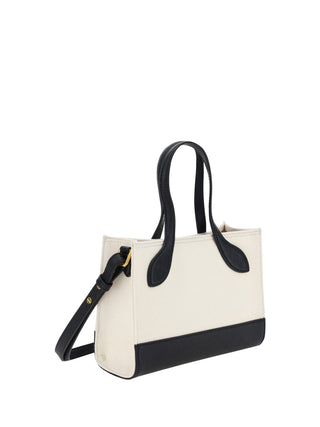 Chic Contrast Mini Leather Handbag