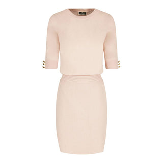 Pink Viscose Women Dress