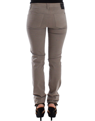 Chic Taupe Skinny Jeans For Elevated Style