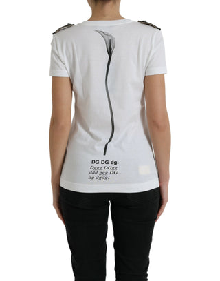 Elegant Monochrome Crew Neck T-shirt