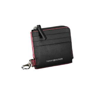 Chic Leather Card Holder With Snap Hook