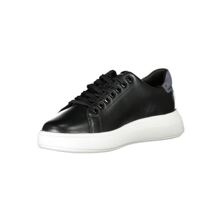 Chic Contrasting Lace-up Sneakers