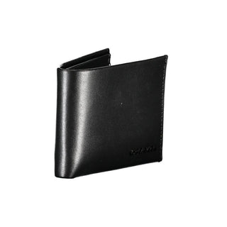 Sleek Double-slot Leather Wallet With Rfid Block