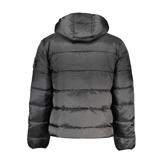 Sleek Hooded Men's Jacket With Contrast Details